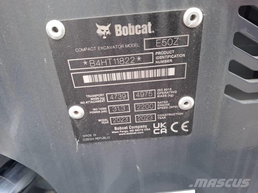 Bobcat E 50z Minibagger < 7t