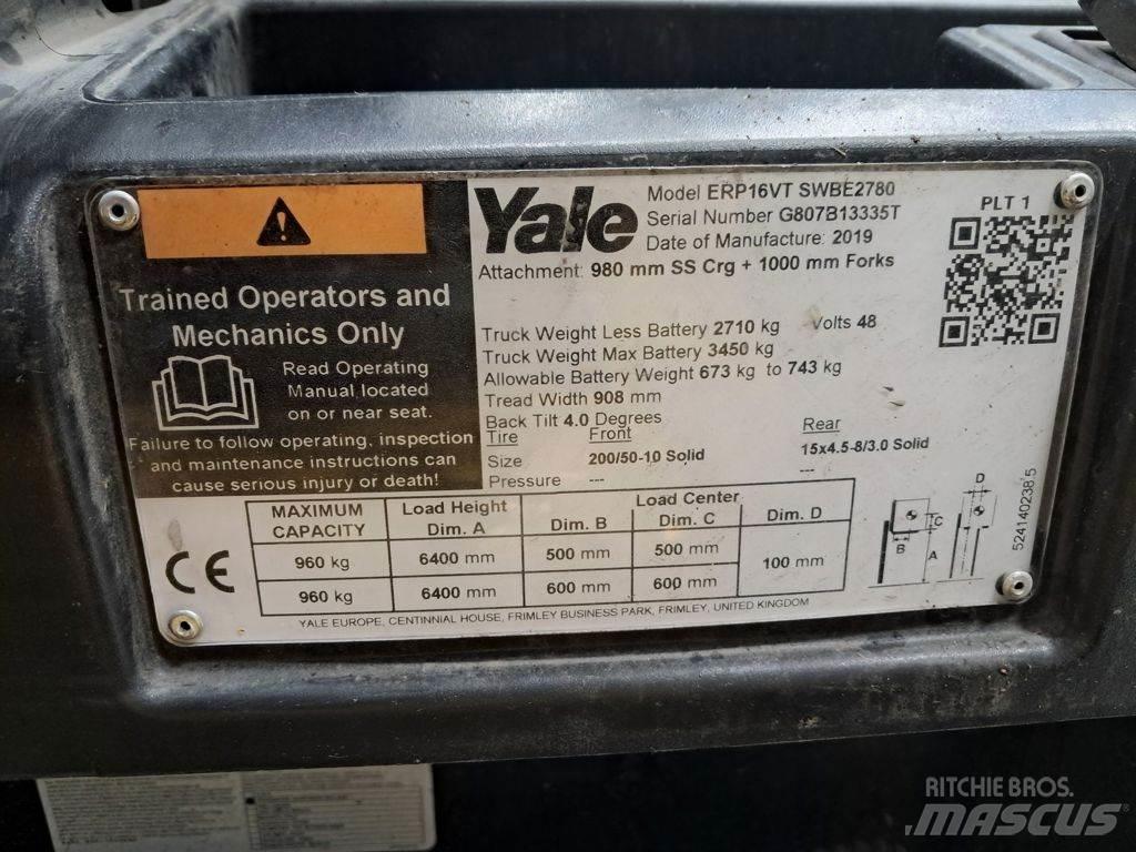 Yale ERP16VT Elektrostapler