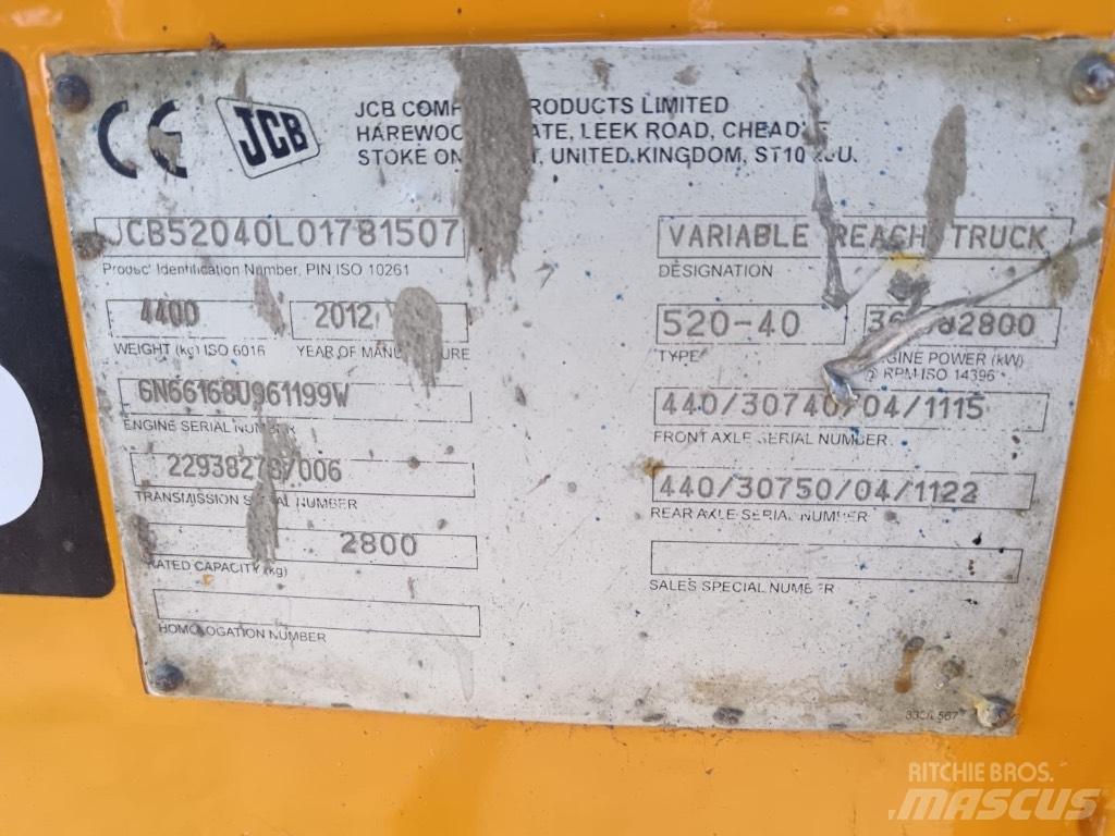 JCB 520-40 Teleskoplader