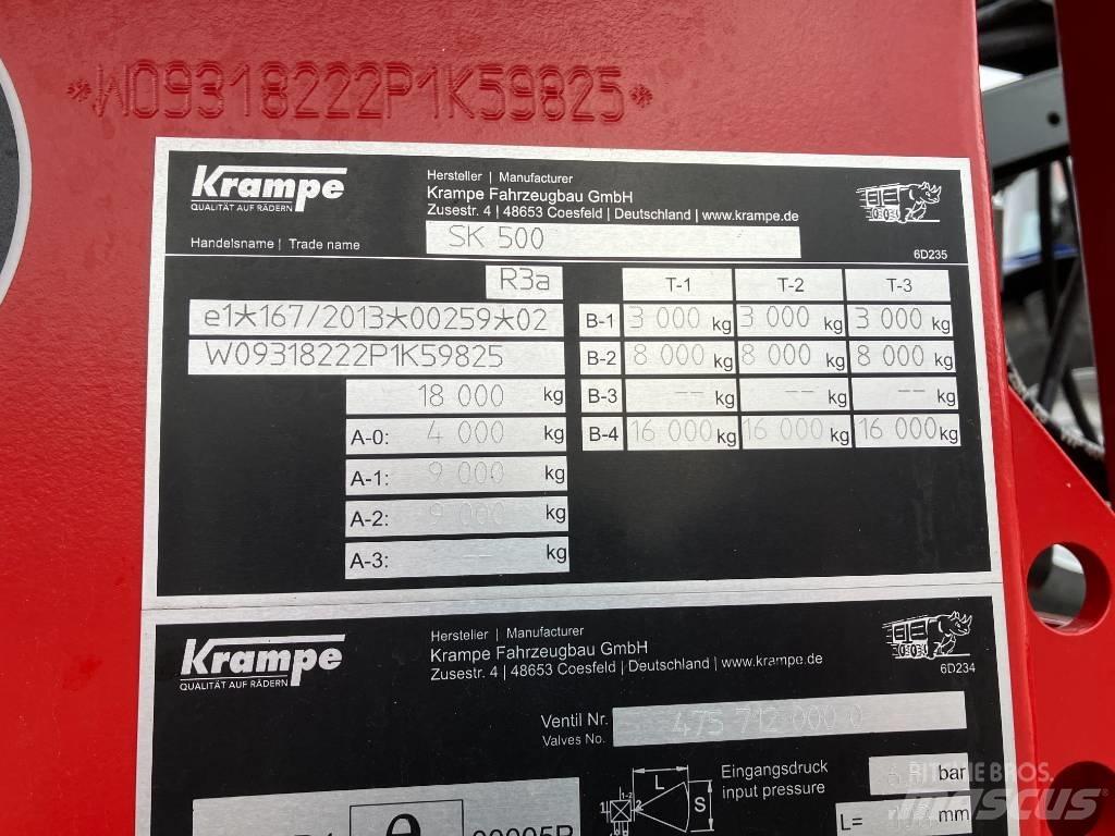 Krampe SK 500 Kippanhänger