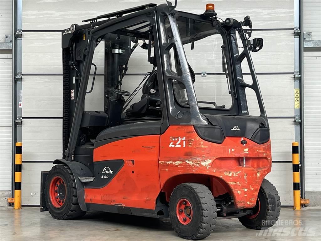 Linde E50HL-01 Elektrostapler