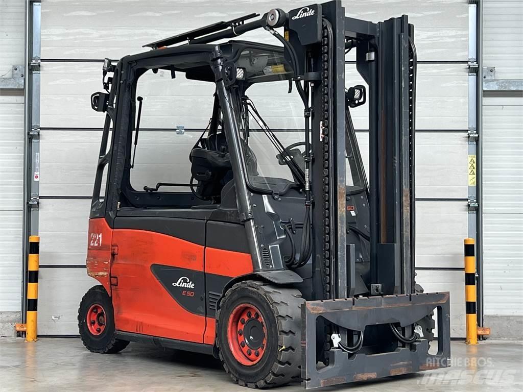 Linde E50HL-01 Elektrostapler