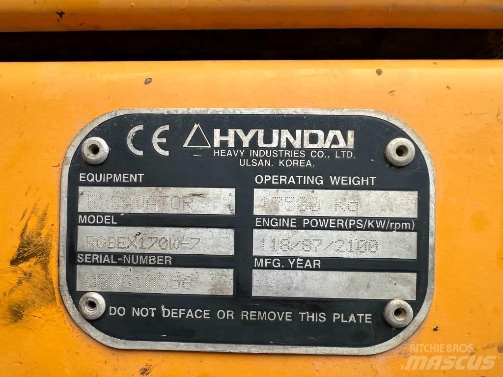 Hyundai R 170W-7 Mobilbagger