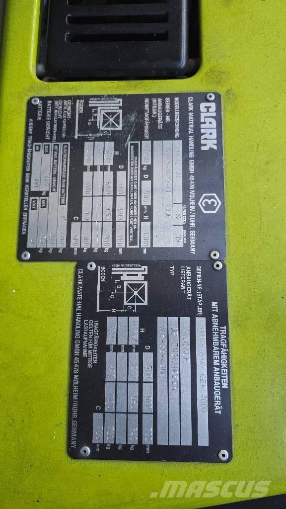 Clark TM 12 SN Elektrostapler