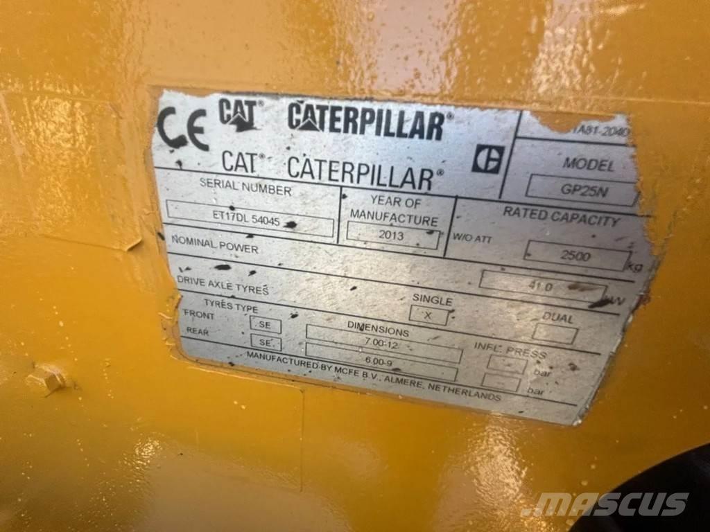 CAT GP25N Heftruck Gasstapler