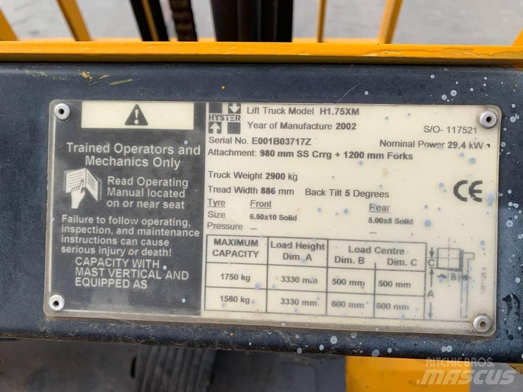 Hyster H 1.75 XM Gasstapler
