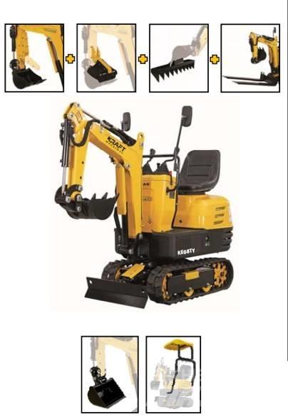 Kraft KE08TY Minibagger < 7t