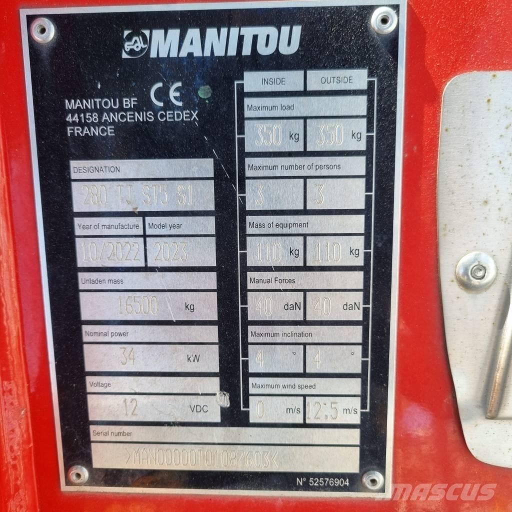 Manitou 280 TJ Teleskopbühnen