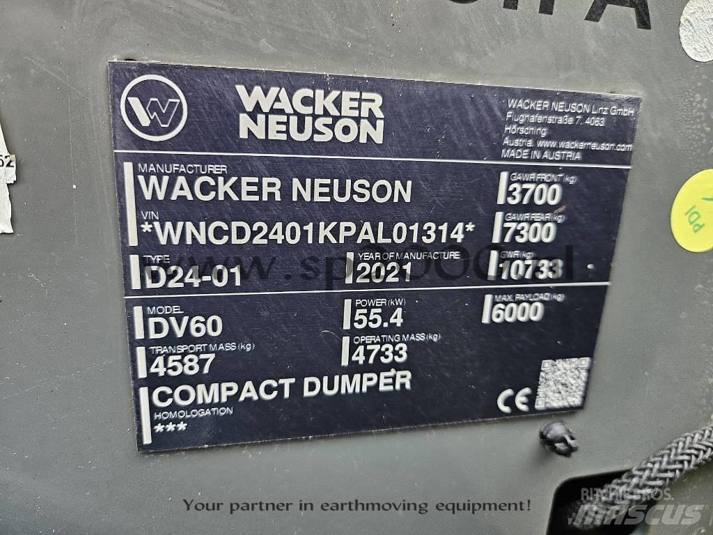 Wacker Neuson DV 60 Minidumper