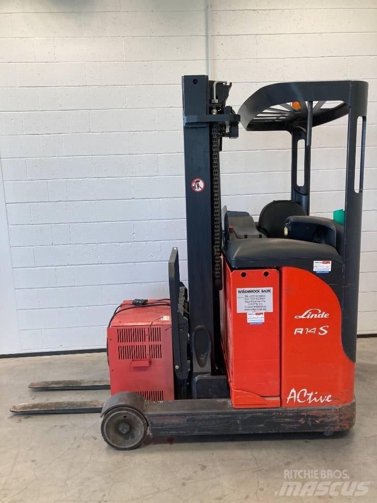 Linde R14S/115 Schubmaststapler