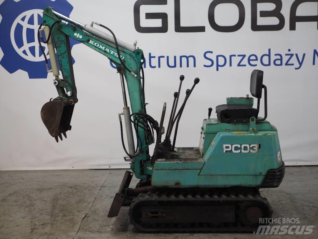 Komatsu PC03-1 Minibagger < 7t