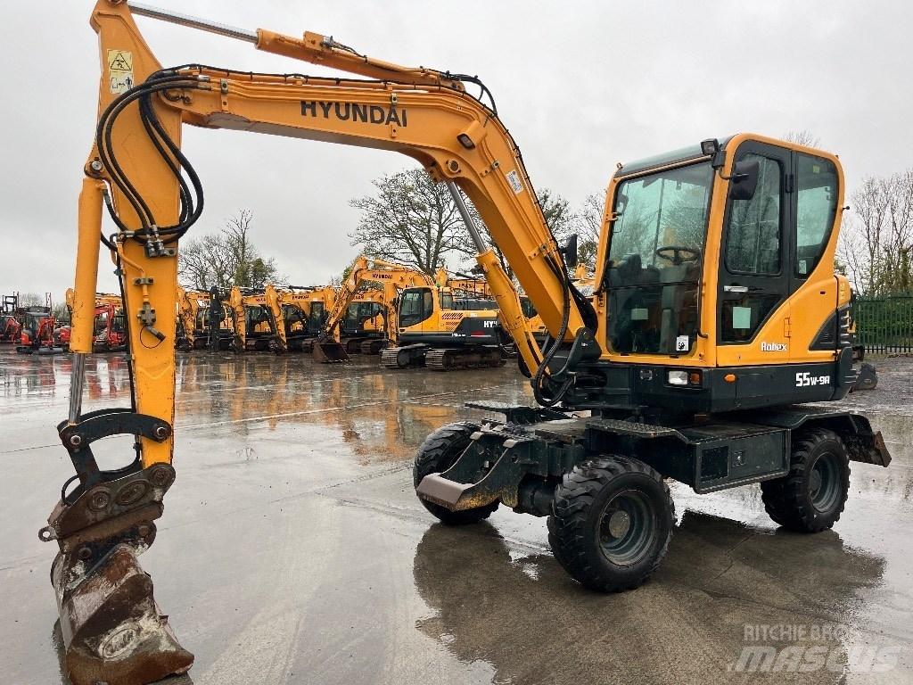 Hyundai R55W-9A Mobilbagger