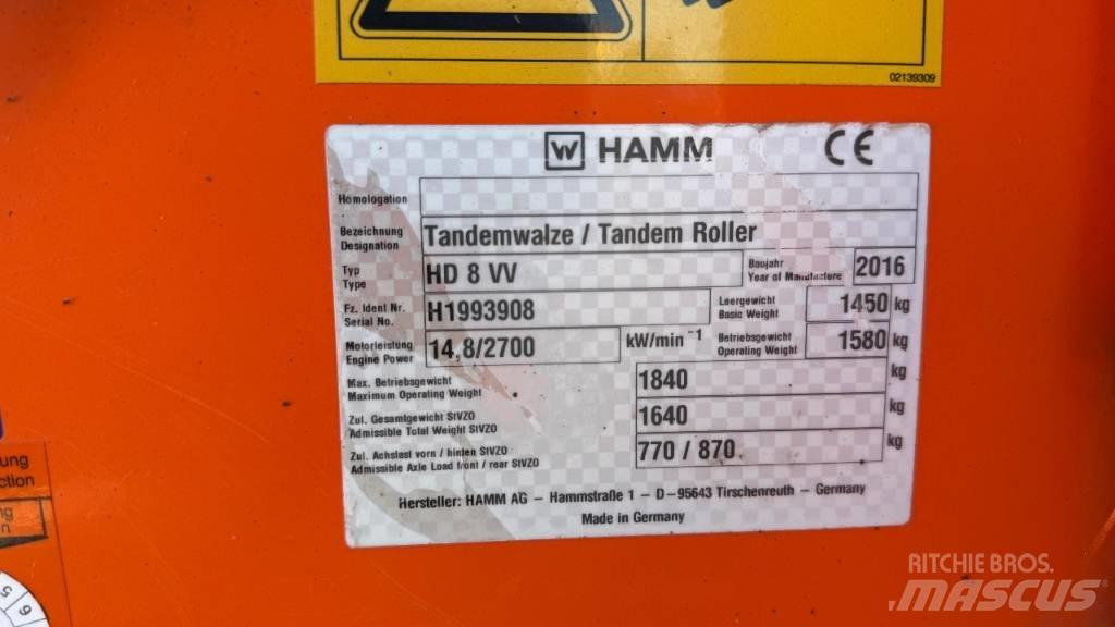 Hamm HD 8 VV Tandemwalzen