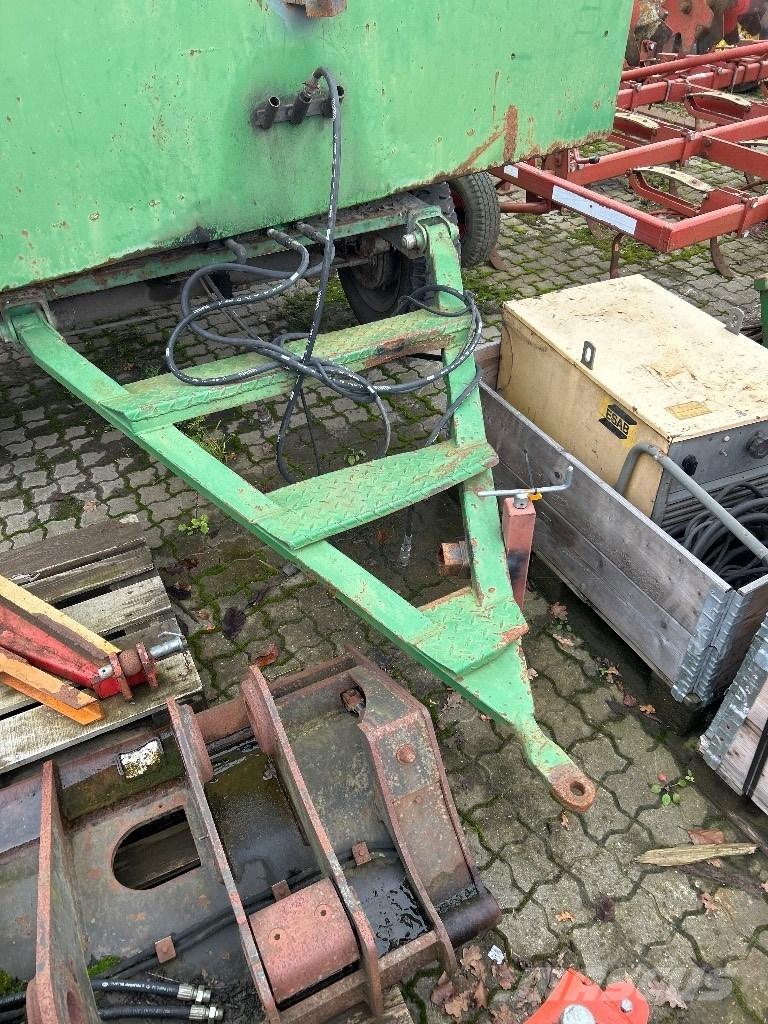  Blokvogn 4 hjulet Tieflader-Auflieger