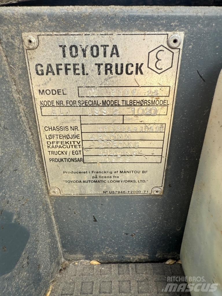 Toyota FD 25 Dieselstapler