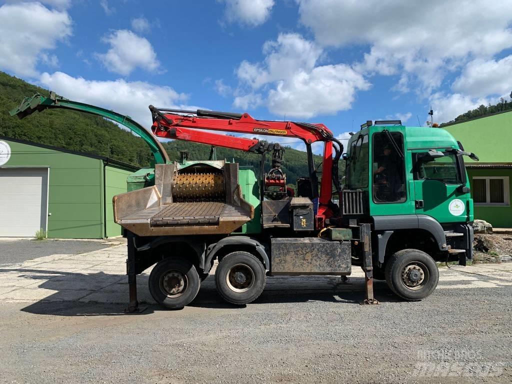 MAN - JENZ TGS 6x4 Holzhäcksler