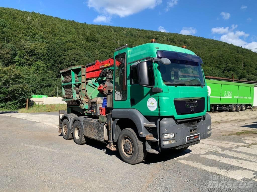 MAN - JENZ TGS 6x4 Holzhäcksler