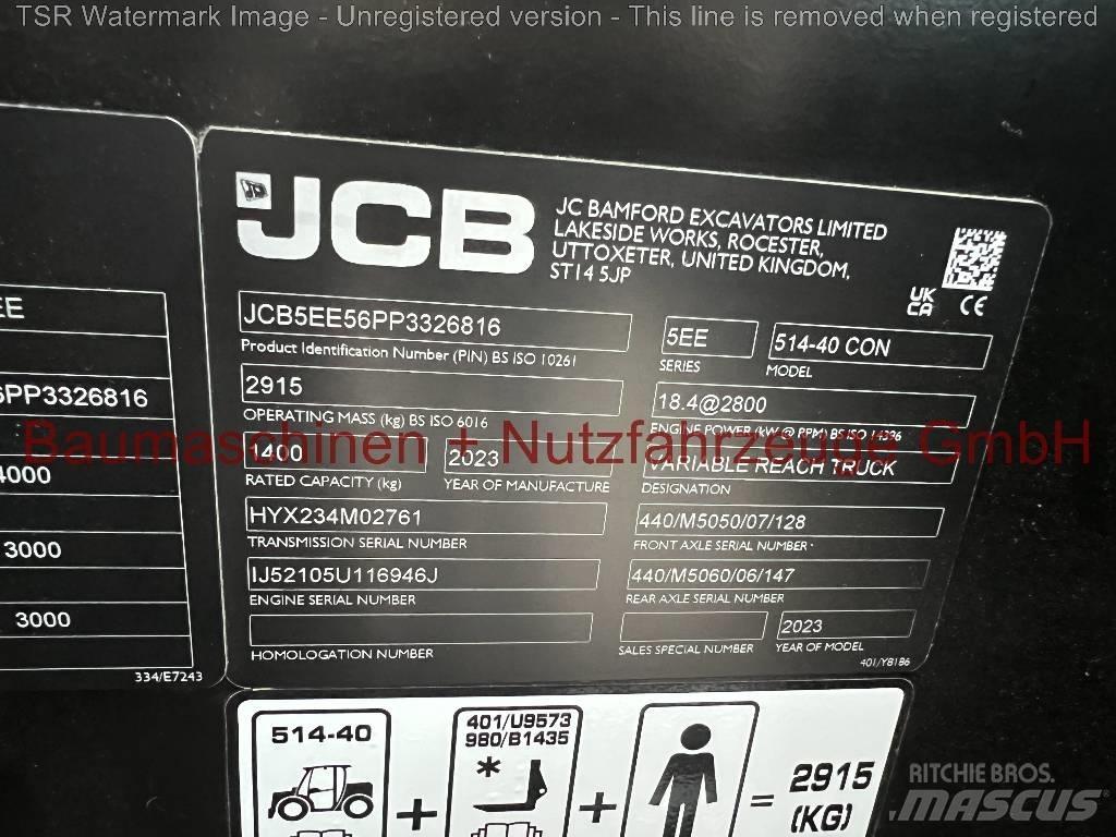 JCB 514-40 CTC -Demo- Teleskoplader