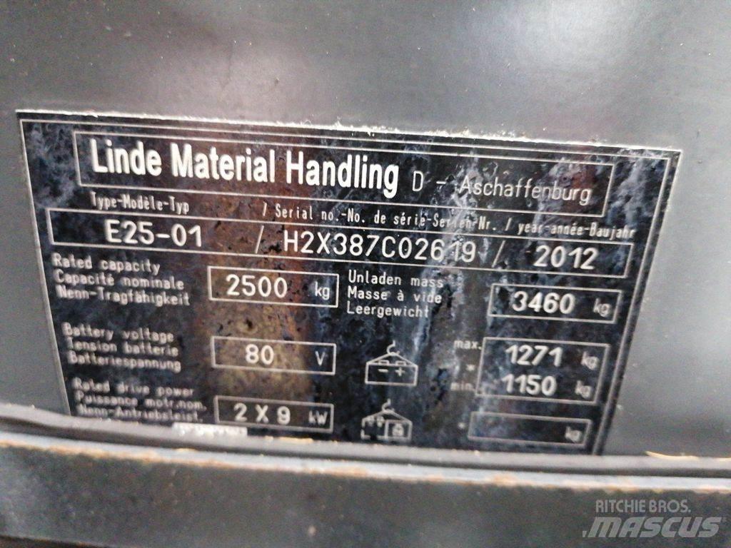 Linde E25-01 Elektrostapler