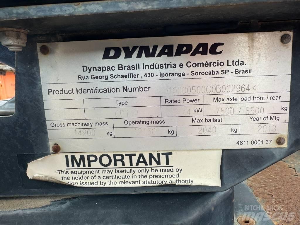 Dynapac CP 142 Gummiradwalzen