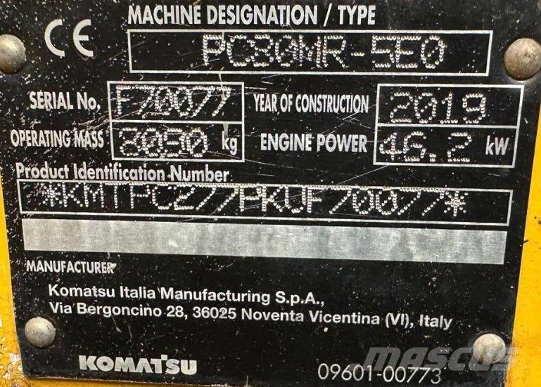 Komatsu PC 80 MR-5EO Midibagger  7t - 12t