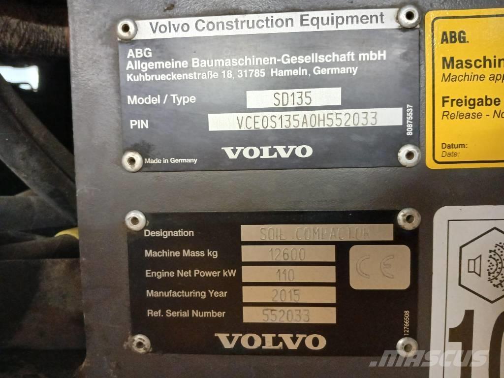 Volvo SD135, Vält Walzenzüge