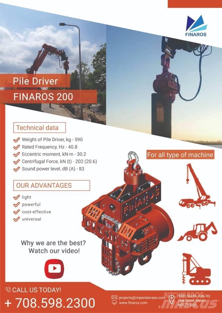  Finaros FR200 Hydraulische Rammhammer