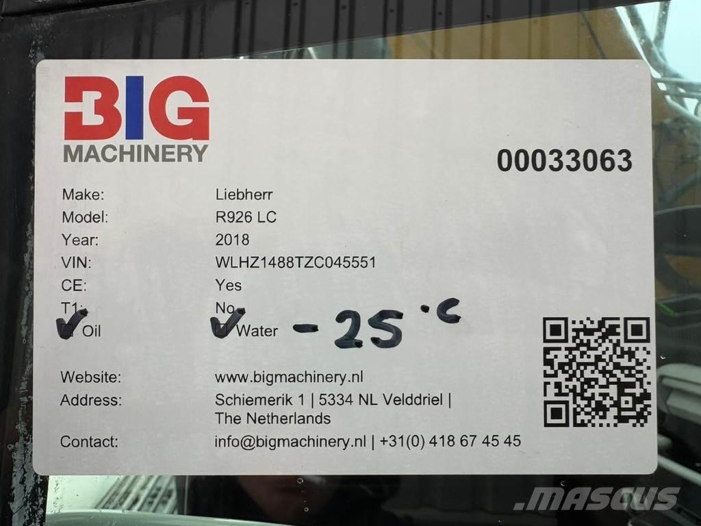 Liebherr R926 LC Raupenbagger