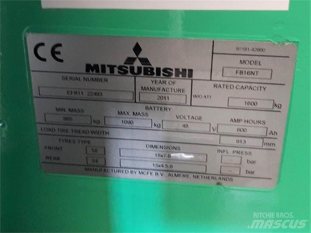 Mitsubishi FB16NT Elektrostapler