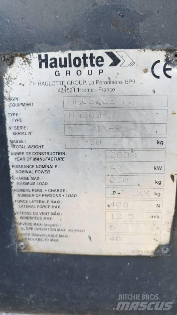Haulotte HA 260 PX Gelenkteleskoparbeitsbühnen