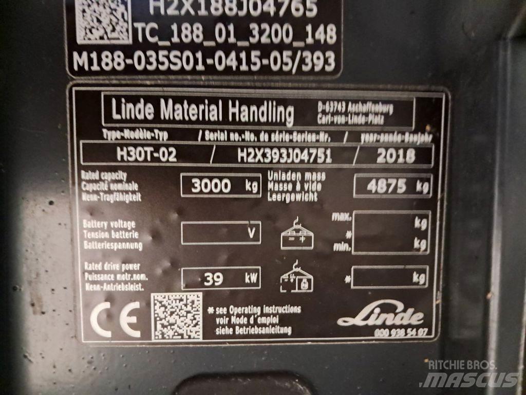 Linde H30T-02 Gasstapler