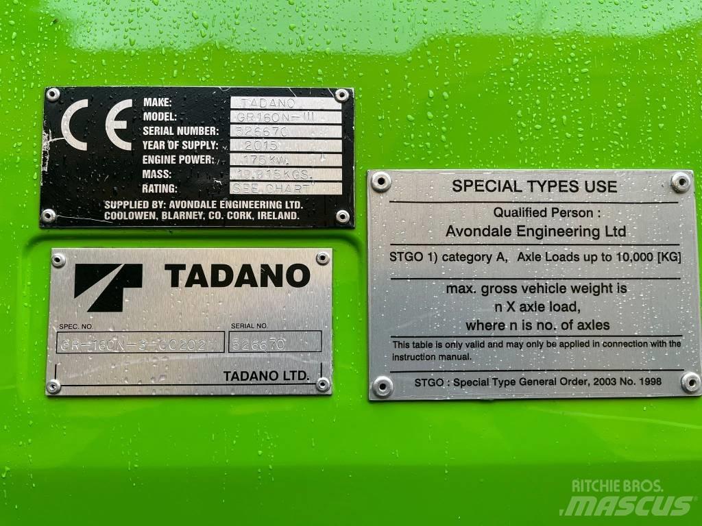 Tadano GR 160 n3 Autokrane