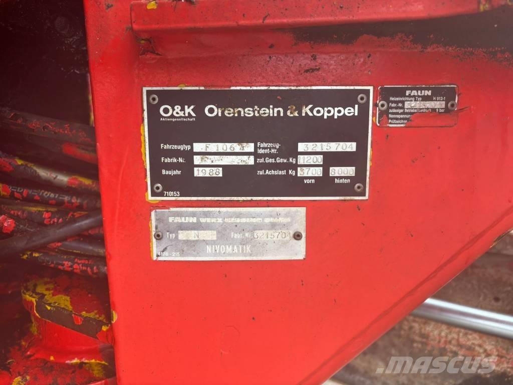 O&K F 106 A Grader