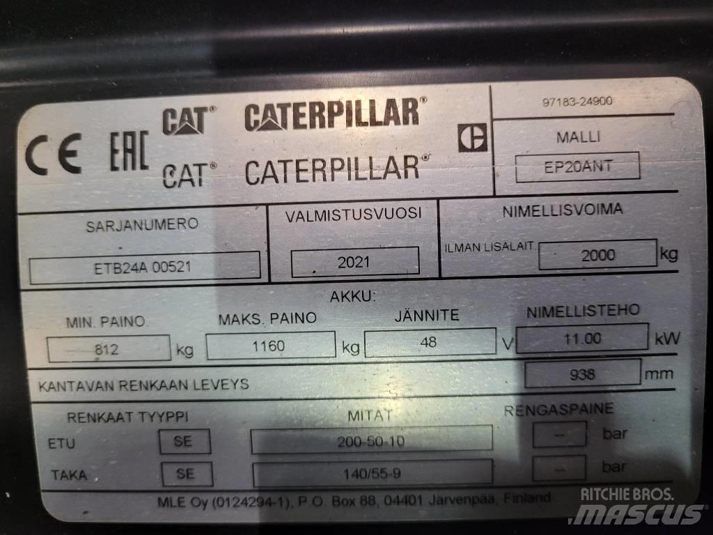 CAT EP20 ANT Elektrostapler