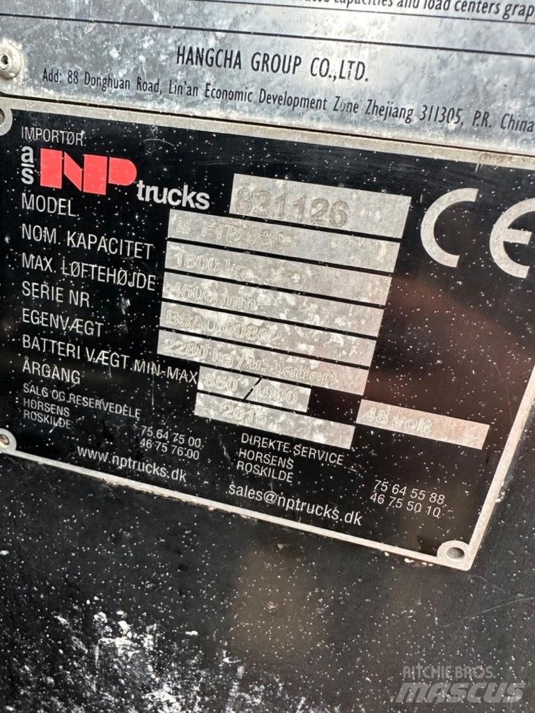 Hangcha FB18 Elektrostapler