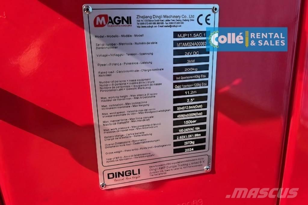 Magni MJP 11.5 | 2024 Gelenkteleskoparbeitsbühnen