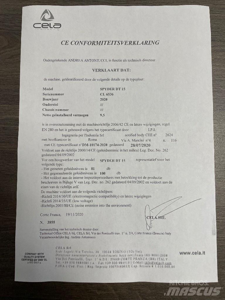Cela DT 15 Gelenkteleskoparbeitsbühnen