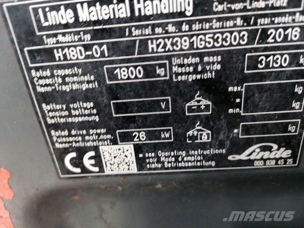 Linde H18D-02 Dieselstapler