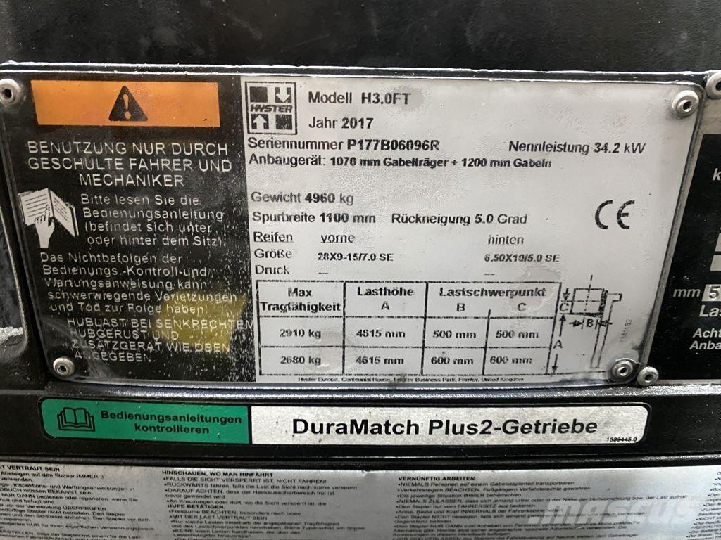 Hyster H3.0FT Dieselstapler