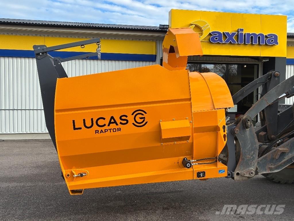 Lucas Raptor Ballenschredder, -schneider und -wickler