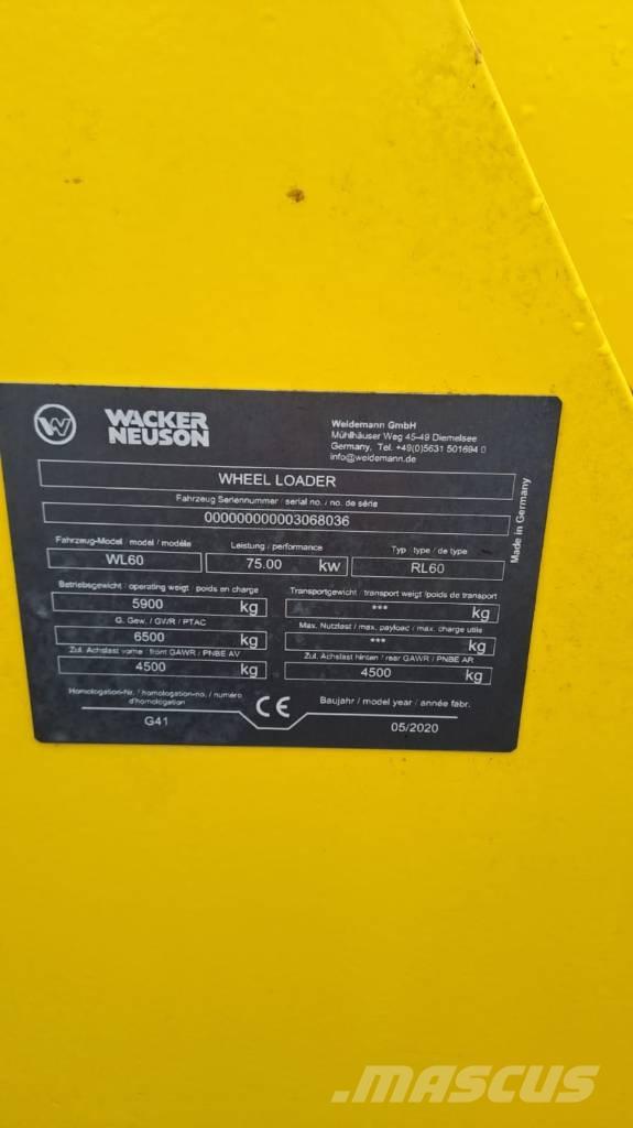 Wacker Neuson WL60 Radlader