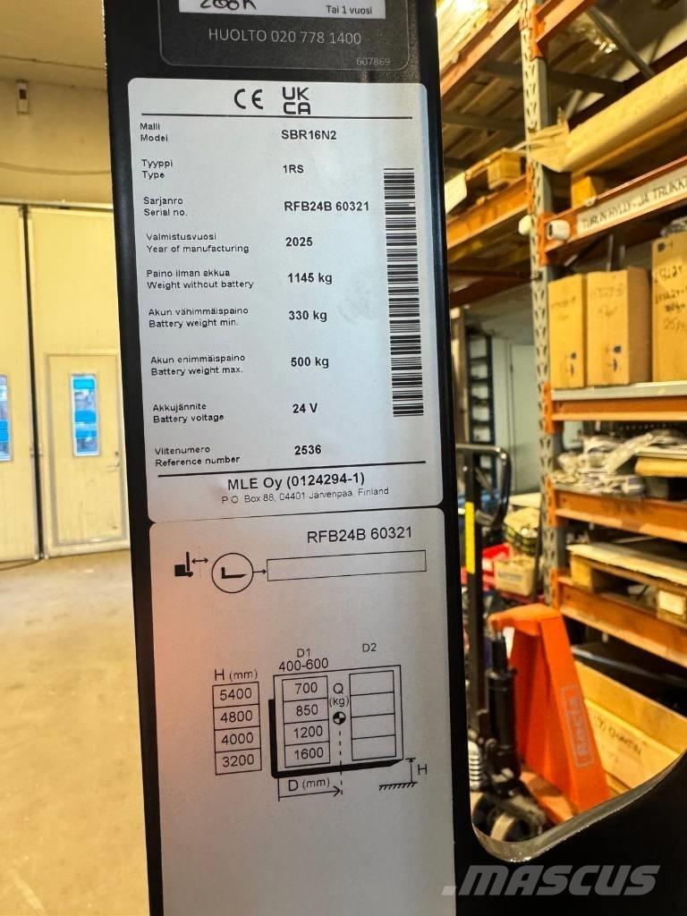 Mitsubishi SBR16N2 Selbstfahrstapler