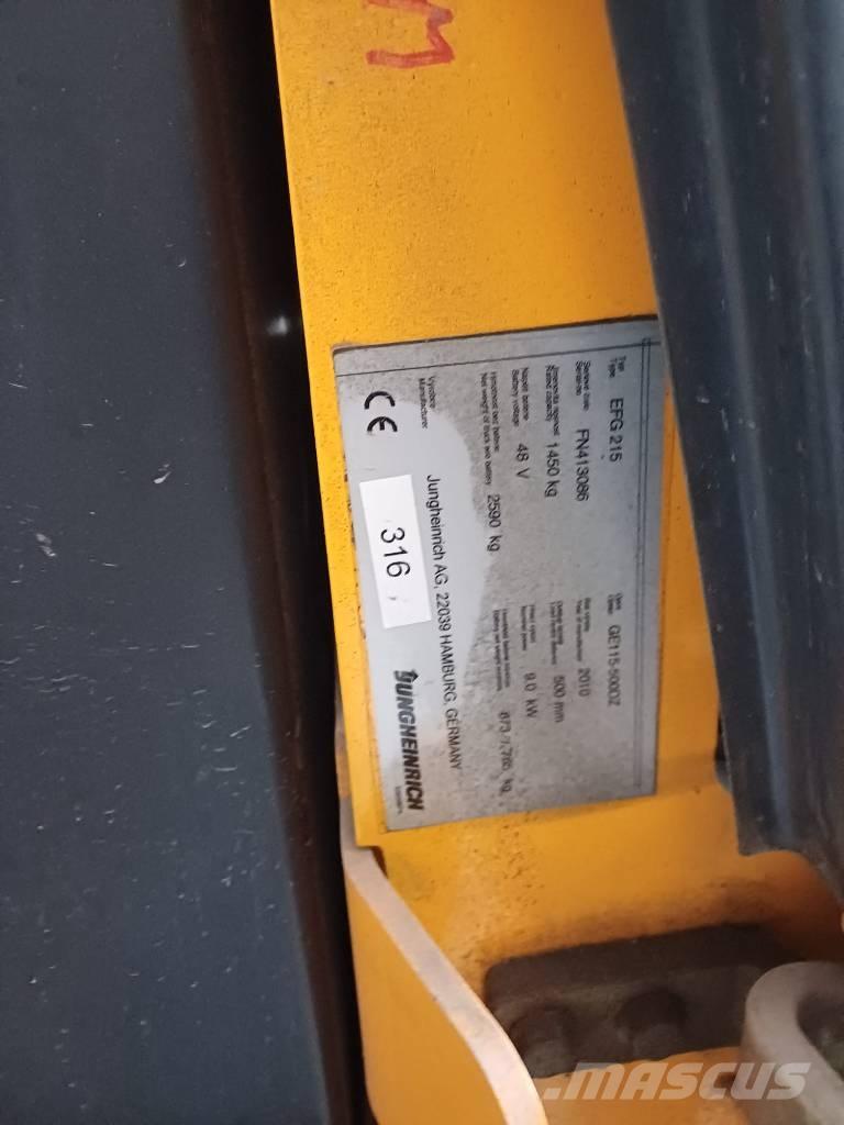 Jungheinrich EFG215 Elektrostapler
