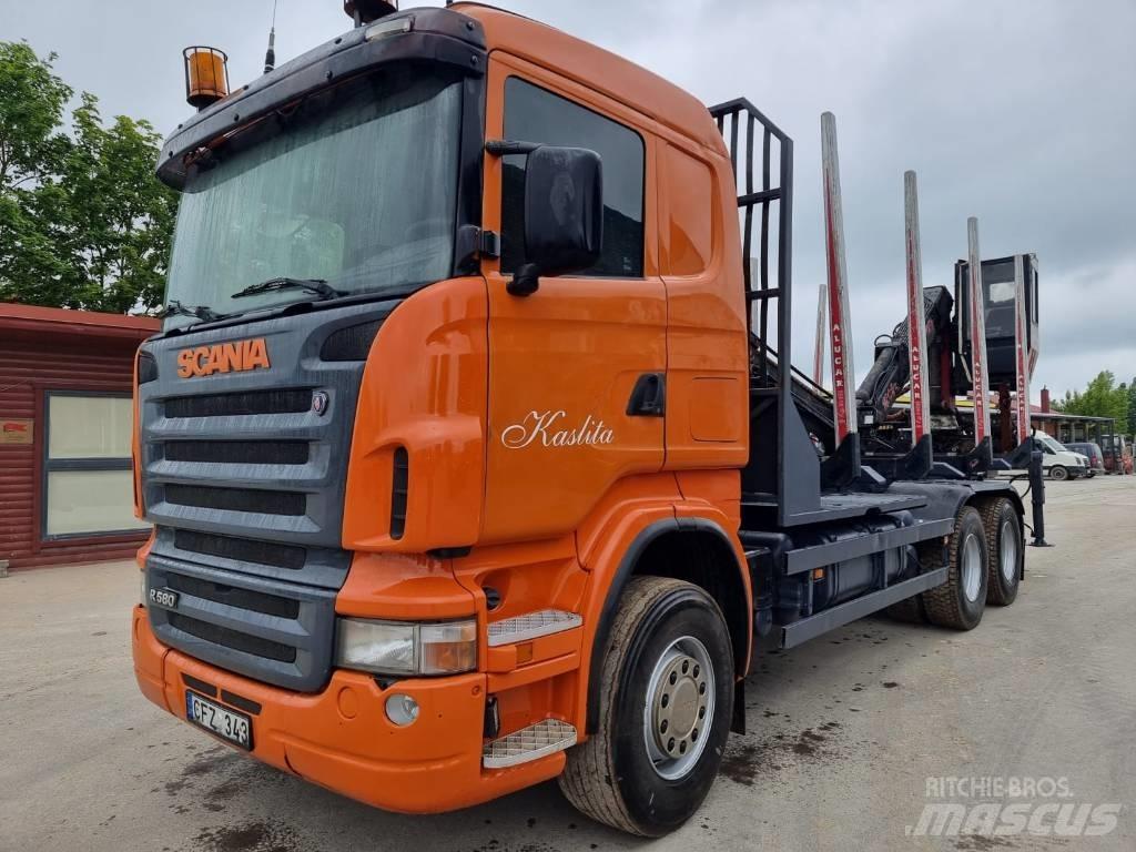 Scania R 580 Holztransporter