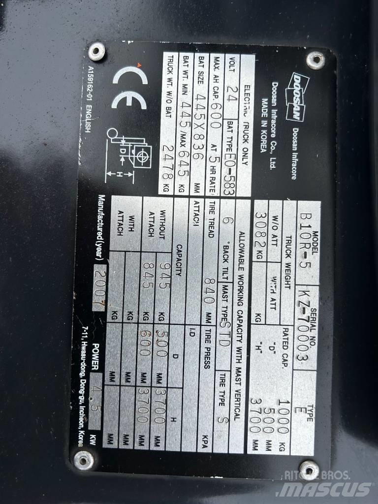 Doosan B10R-5 Elektrostapler