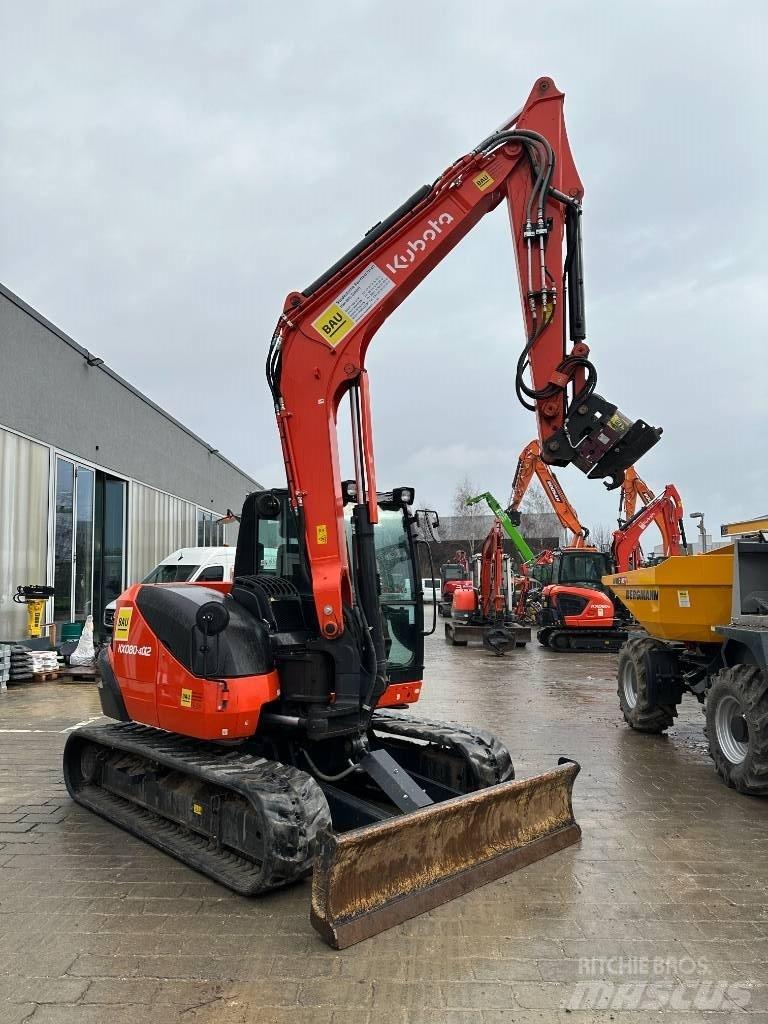 Kubota KX 080-4 Midibagger  7t - 12t