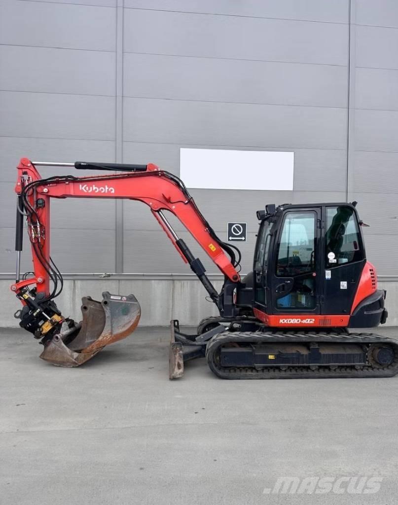 Kubota KX 080-4 Midibagger  7t - 12t
