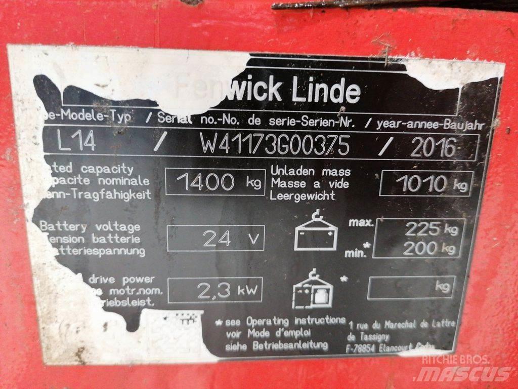 Linde L14 Deichselstapler