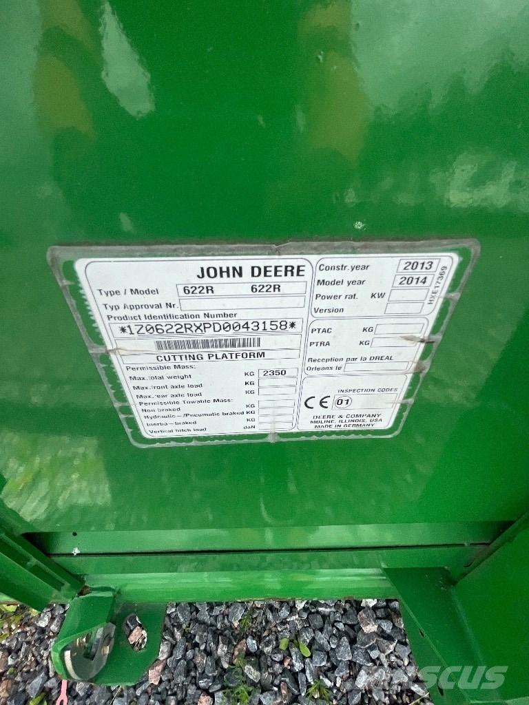 John Deere 622R Erntevorsätze