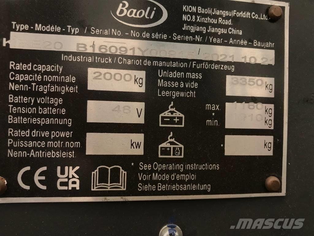 Baoli KBE 20-N Elektrostapler